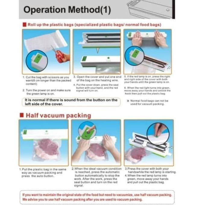 ALAT PRESS MAKANAN / VACUM SEALER MAKANAN / VACUM PRES PLASTIK