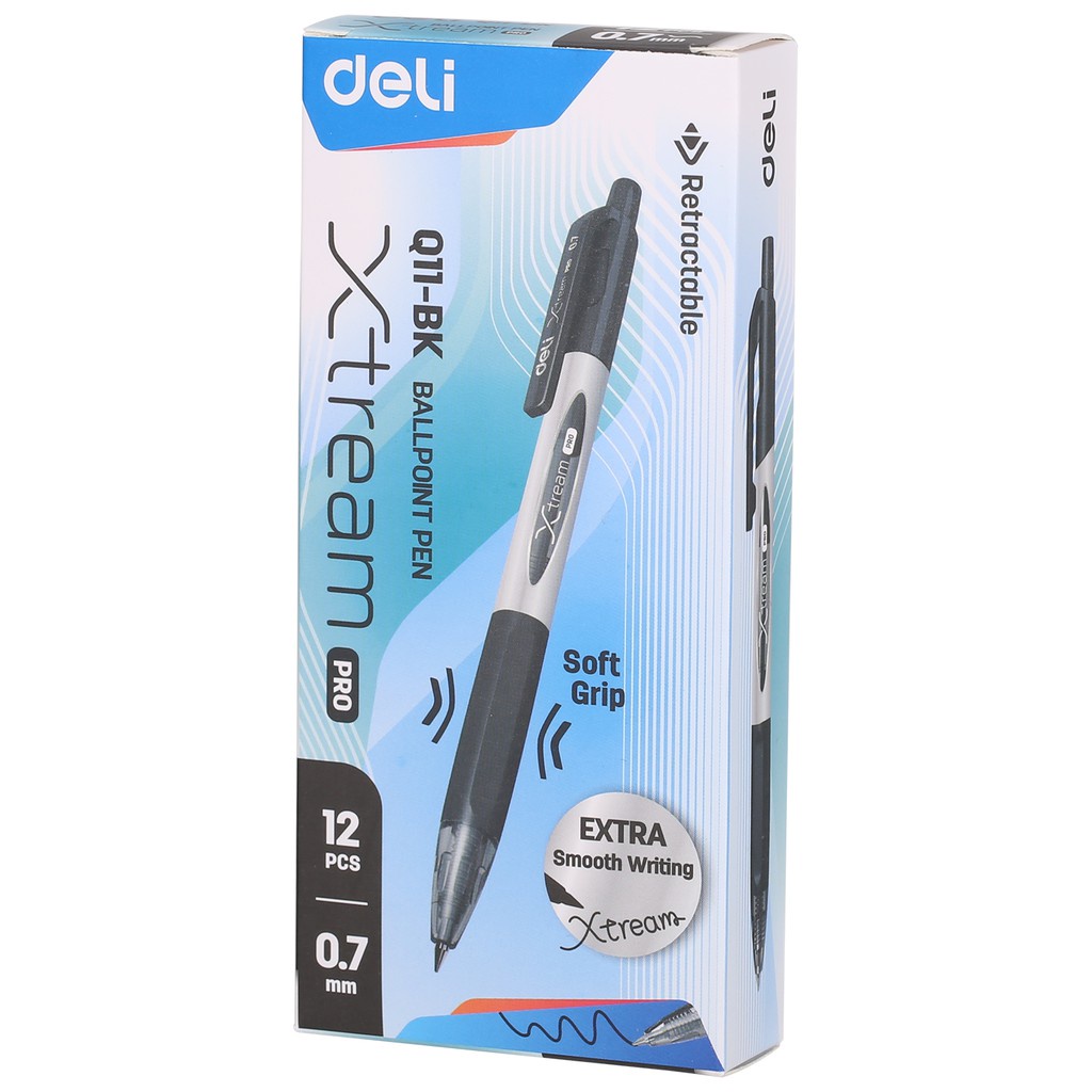 

Deli Ballpoint Pen Xtream Pro Q11-BK