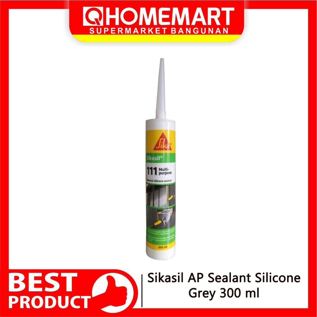 Pengisi Nat Lantai Ap Sealant Silicone Sikasil Grey 300 Ml Shopee Indonesia