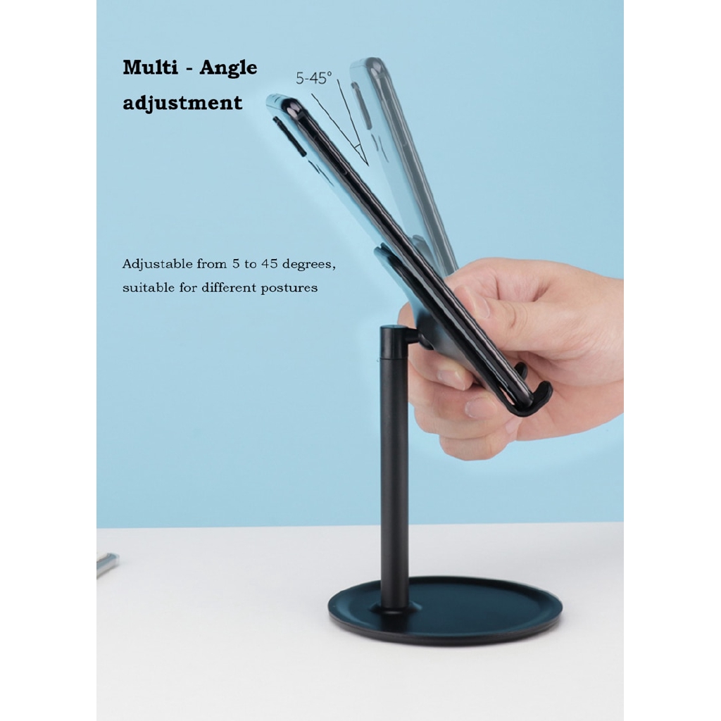 Stand Holder Handphone / Tablet Portable Bahan Aluminum