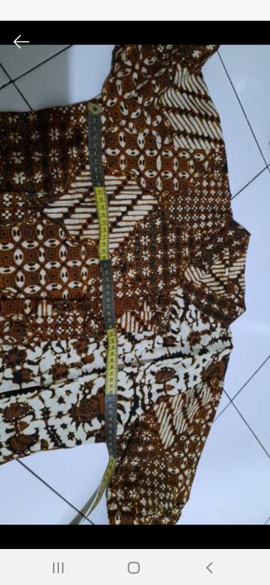 Di Obral..!!atasan Batik Wanita Motif Terbaru Proses Cap Putri Mentari M L Xl Xxl