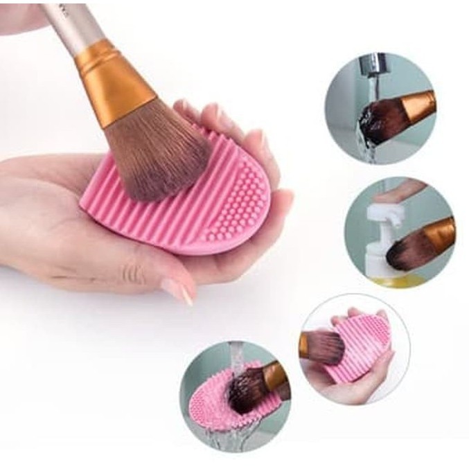 BAJ New York Makeup Brush Brush Egg Pad / Pembersih Kuas Makeup / Brush Cleaner BS AK020