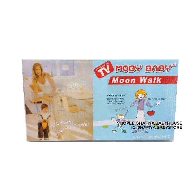 Moby Baby Moon Walk Walking Assistance Alat Bantu Belajar Berjalan Baby