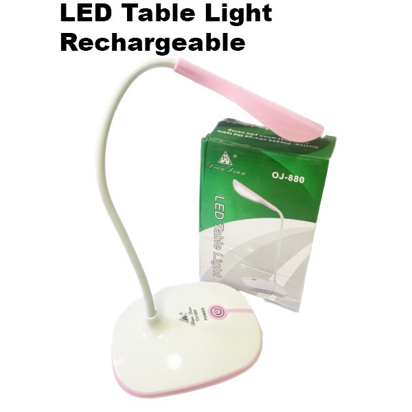 Lampu Meja Belajar Desk Lamp Flexible Rechargeable LED Table Light IBZ