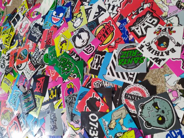 GRATIS ONGKIR Stiker distro BAHAN GRAFTAC/