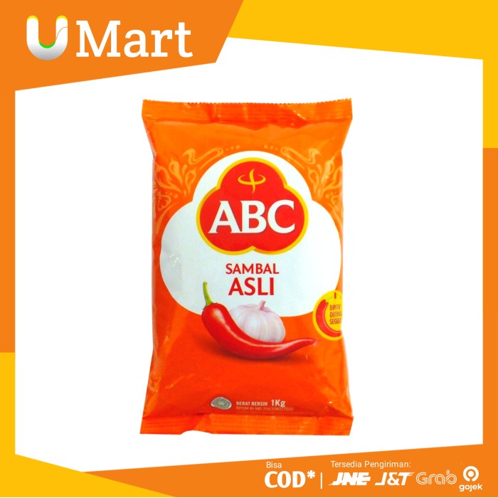 

U Mart - Saus ABC Sambal Asli 1kg - Saos Refill