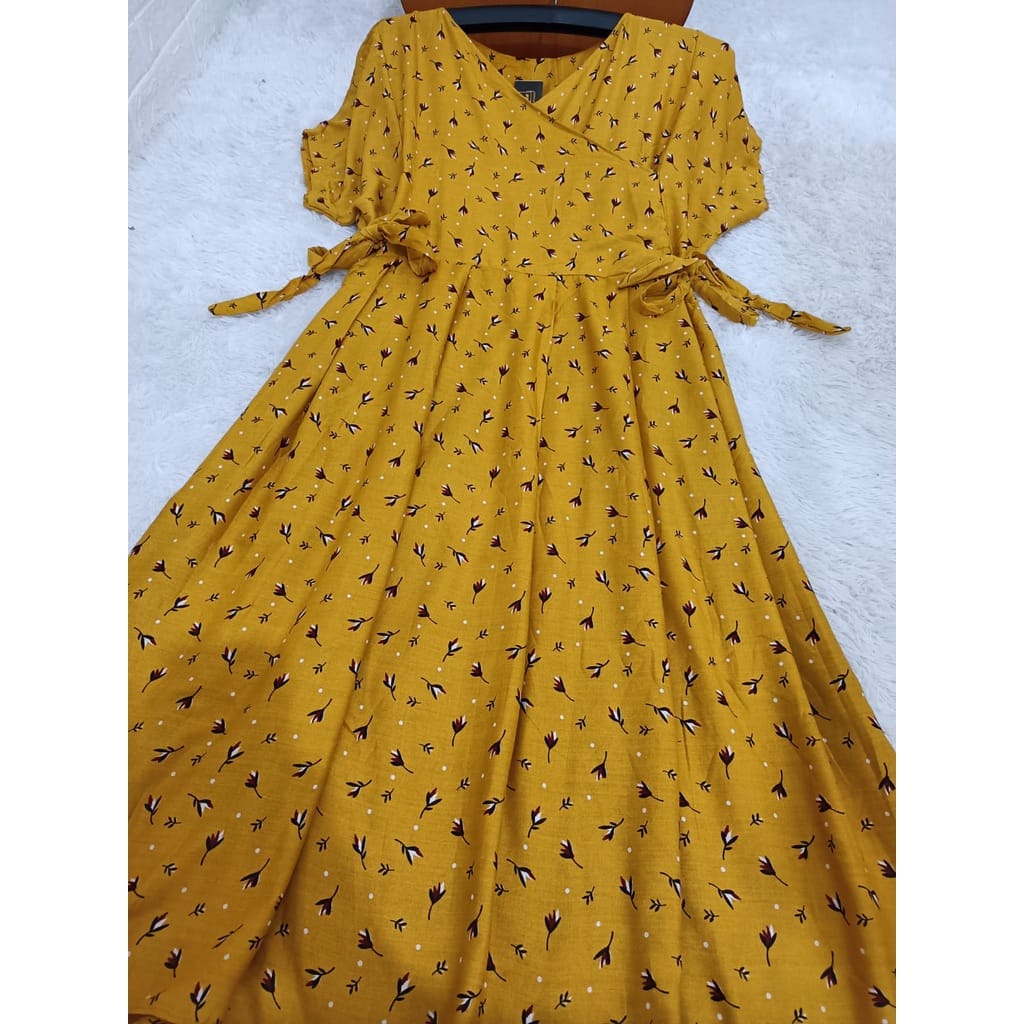 Daster kimono wanita rayon dress wanita casual dress daster kimono busui kimono panjang