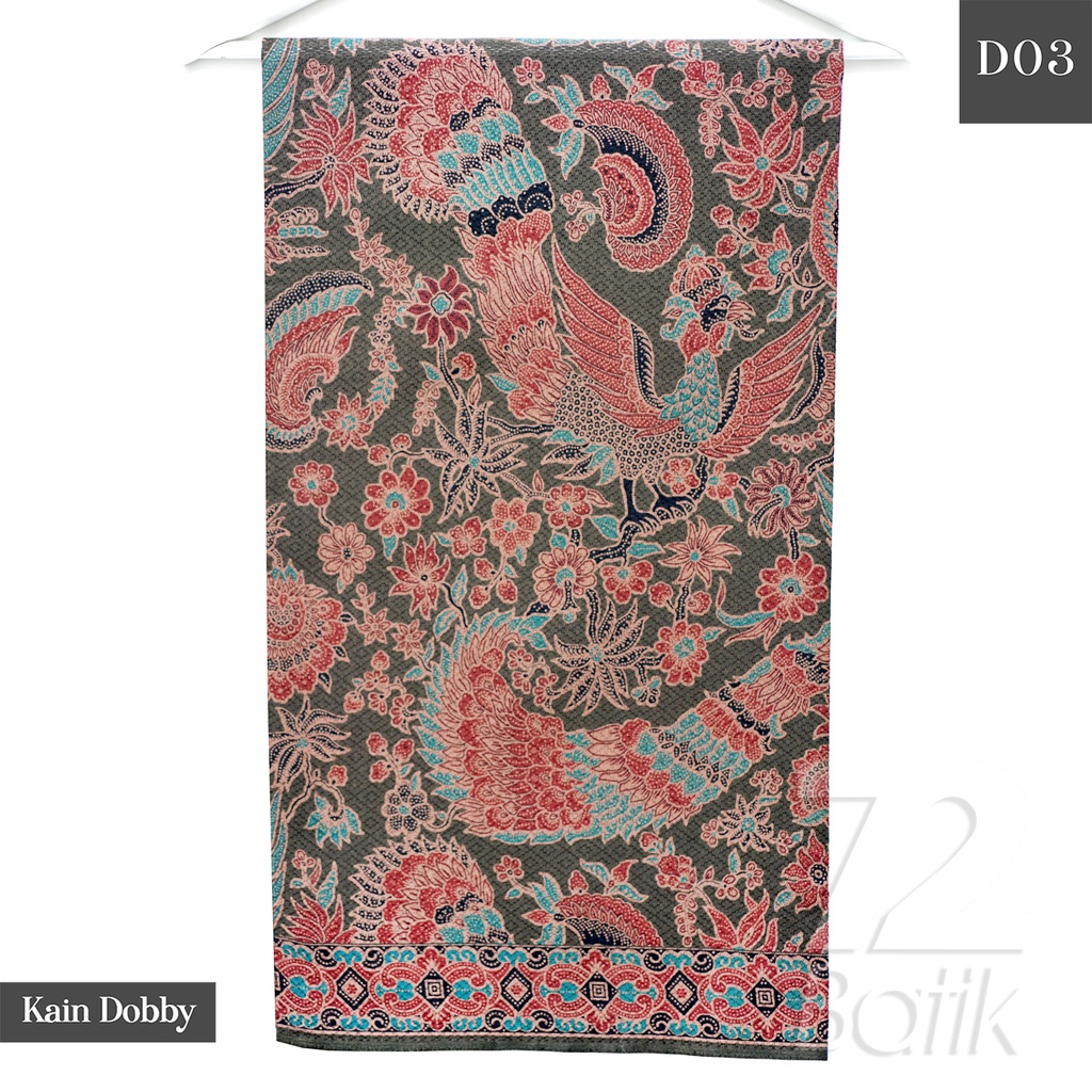 KAIN BATIK PREMIUM Bahan Dobby Motif Merak Sari Warna Merah Maroon 724741 Cap 72 Jarik Jarit Samping Kebat Panjang Batik Dobby Modern Premium Bahan Seragam Batik Pernikahan Kantor Keluarga Murah Kamen Jadi Batik Bali Lembaran