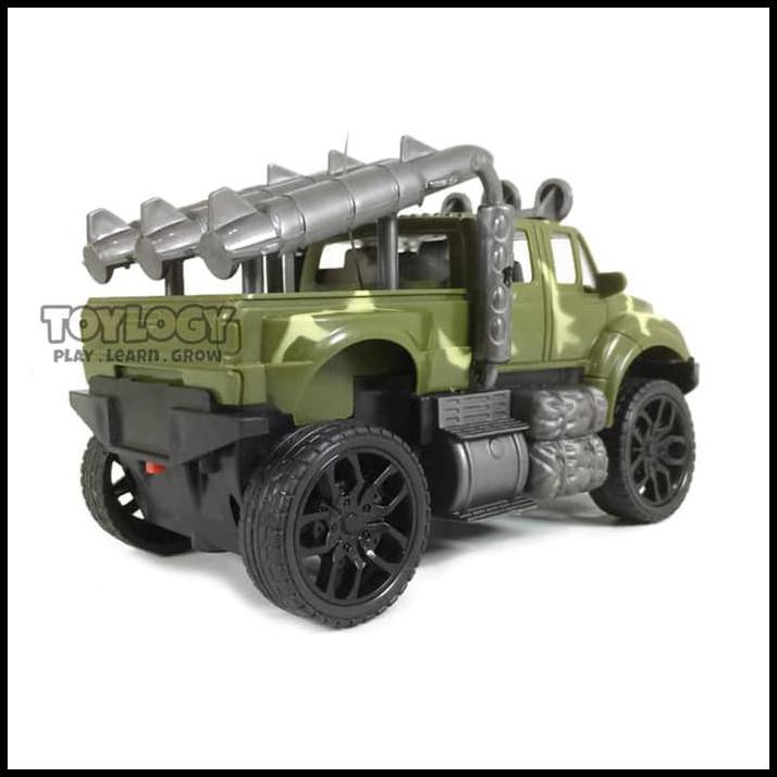 Wow Mainan Anak Mobil Radio Remote Control Rc Modul Jeep Military Truck Ar