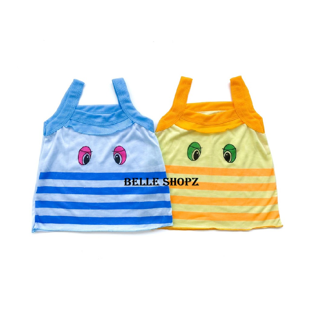 Singlet / Tanktop Anak Perempuan Karakter Lucu MATA / AYAM