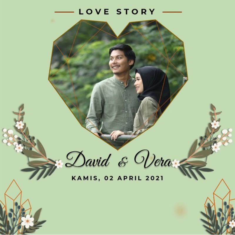Video Undangan Digital Pernikahan Tema Rustic - Premium Desain