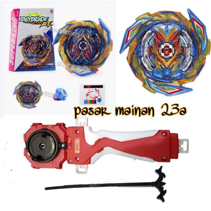 Mainan gangsing Beyblade Burst sparking Launcher set Keluar api/ Mainan gangsing termurah