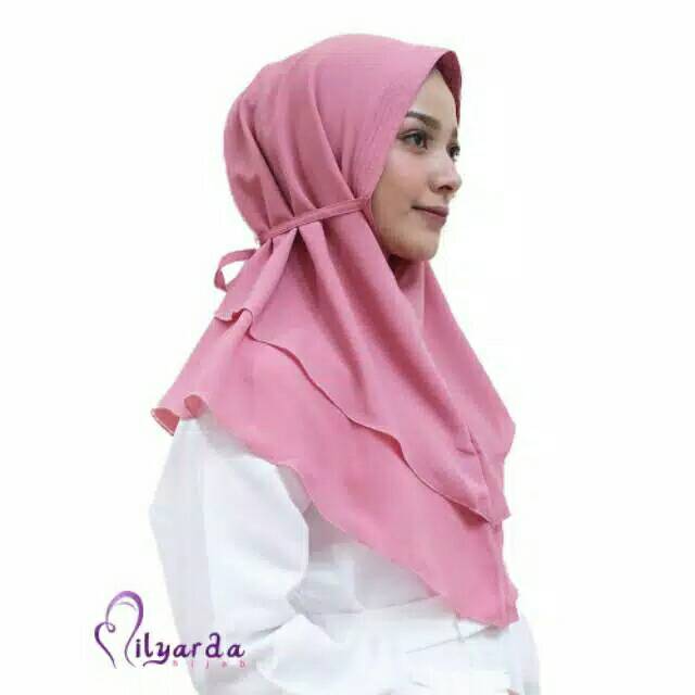 Kerudung Instan Jilbab Alice Tali Belakang Hijab Simple Instan