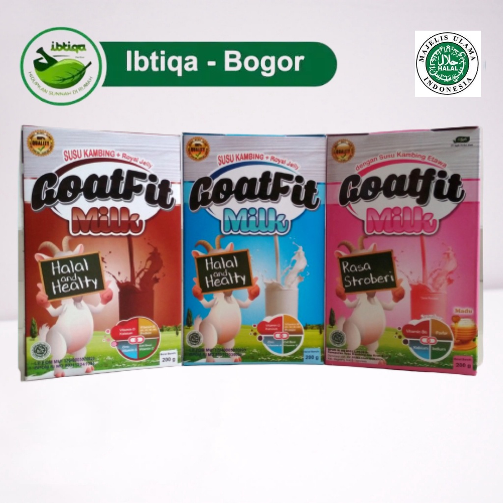 

Susu Kambing Etawa Goatfit Plus Royal Jelly Termurah 200gr Dijamin 100% Original