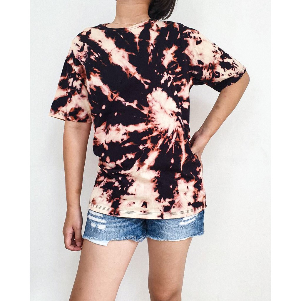 Kaos Premium TIE  DYE  Size OVERSIZE MURAH Warna  Mix n 