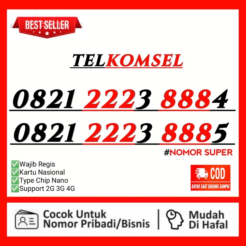 Nomor Cantik Telkomsel seri 8055