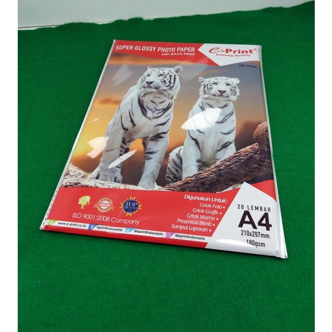 

jual E Print Kertas Foto Glossy & Sticker Glossy