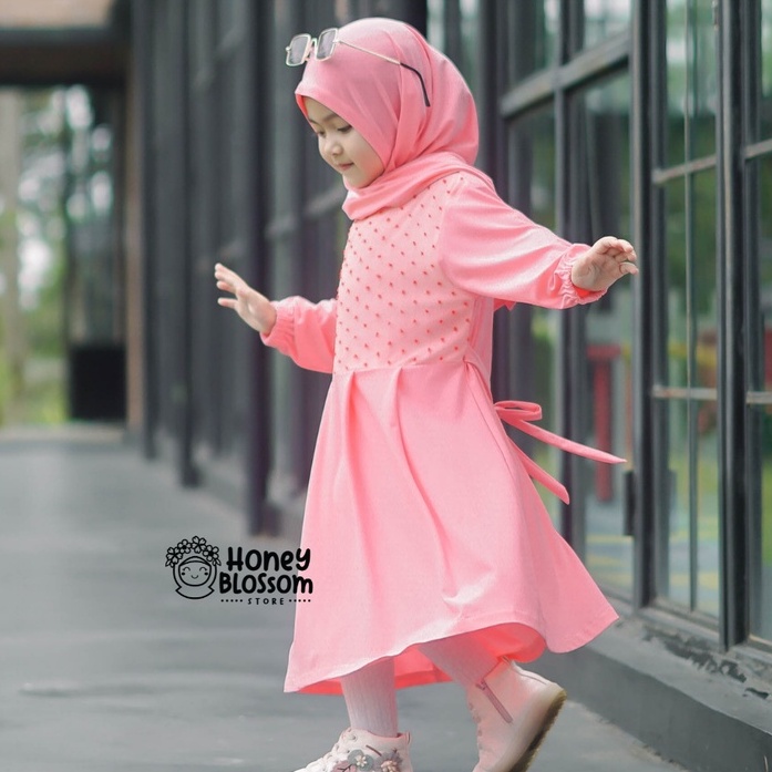 HONEYBLOSSOM gamis bayi jersey korea / gamis bayi perempuan lucu alesha series