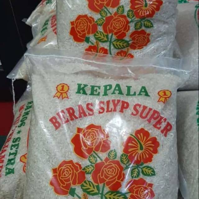 

Beras sentra Ramos cap kembang