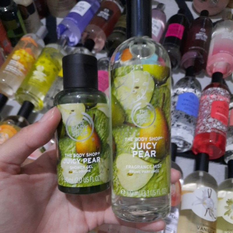 Shower Gel 60ml dan Bodymist Reject The Body Shop