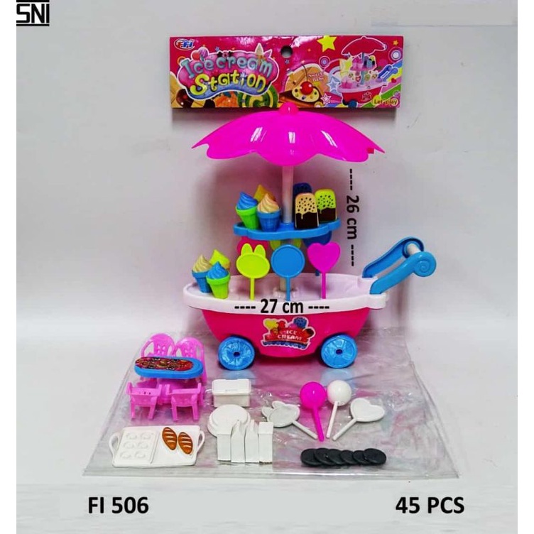 mainan gerobak es krim. gerobak mainan anak. gerobak es krim mainan.