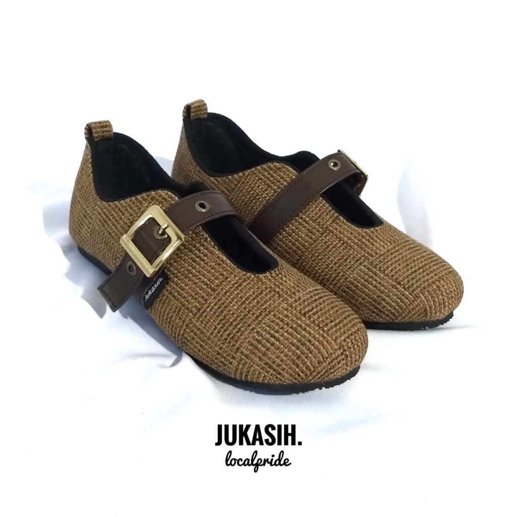 JUKASIH - JOIS sepatu wanita flatshoes SOL KARET LENTUR