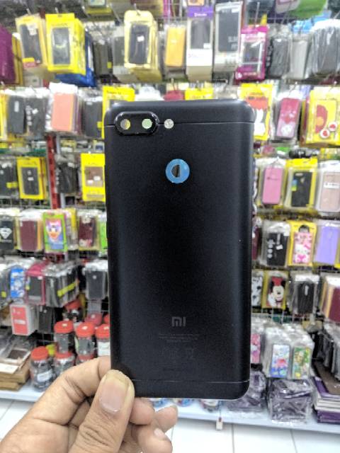 Backdoor Casing tutup baterai redmi 6 bshan metal seperti bawaan original casing hp