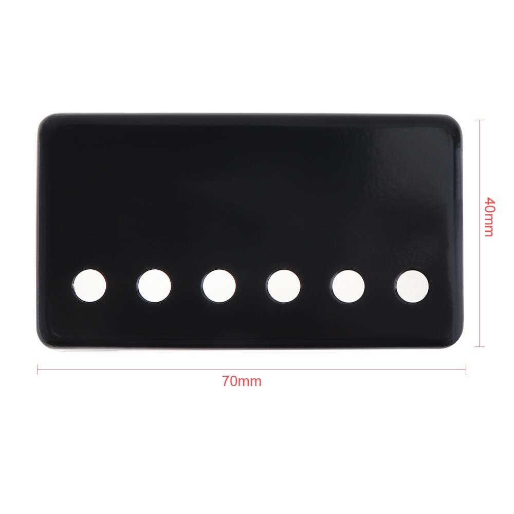 2pcs / set Humbucker Pickup Cover Bahan Metal 2 Warna Ukuran 50 / 52mm Untuk Gitar LP