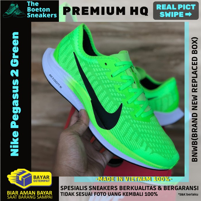 Nike Zoom Pegasus Turbo 2 Green PREMIUM ORIGINAL