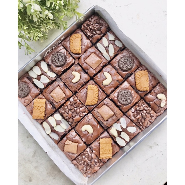 

fudgy brownies/brownies/brownies sekat/hampers