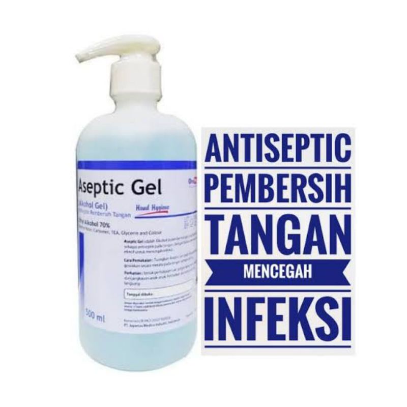 Hand sanitizer gel 500 ml Onemed / antiseptic gel / aseptic gel 500 ml onemed