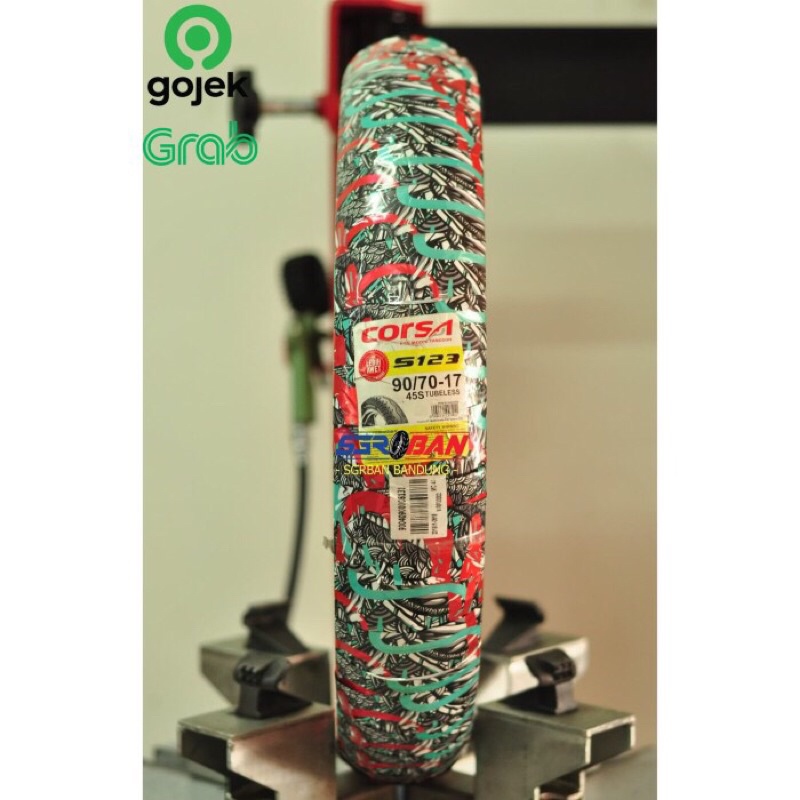 BAN CORSA S123 90/70-17 TUBELESS RING 17 NOT BATTLAX BT45 PROMO