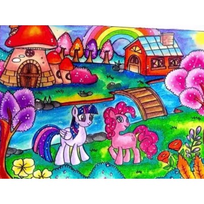 

HJK Oil Pastel Donga 48 Warna Korea Non-Toxic
