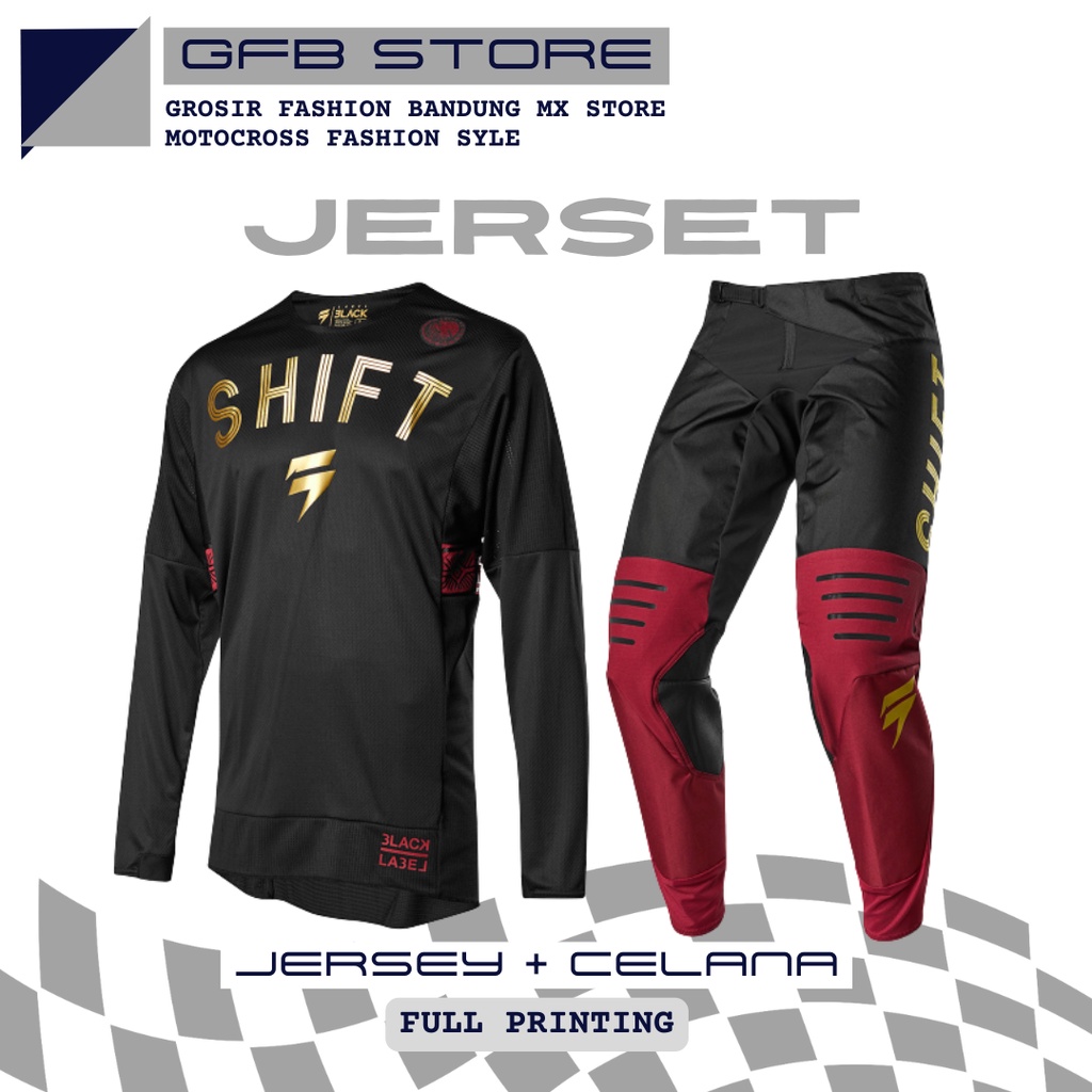 JERSET MOTOCROSS | JERSEY MOTOCROSS | GEARSET MOTOCROSS | JERSET JERSEY MX GEAR TRAIL GRASSTRACK