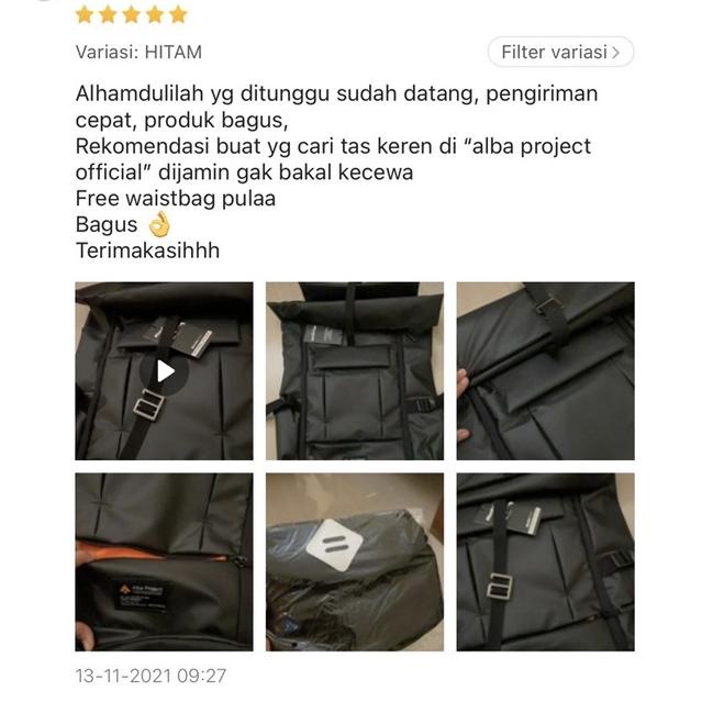 zsb Alba Project - Tas Ransel Vegas 1.0 - Tas Unisex Backpack Up To 15.6 Inch - Tas Punggung ttgg542