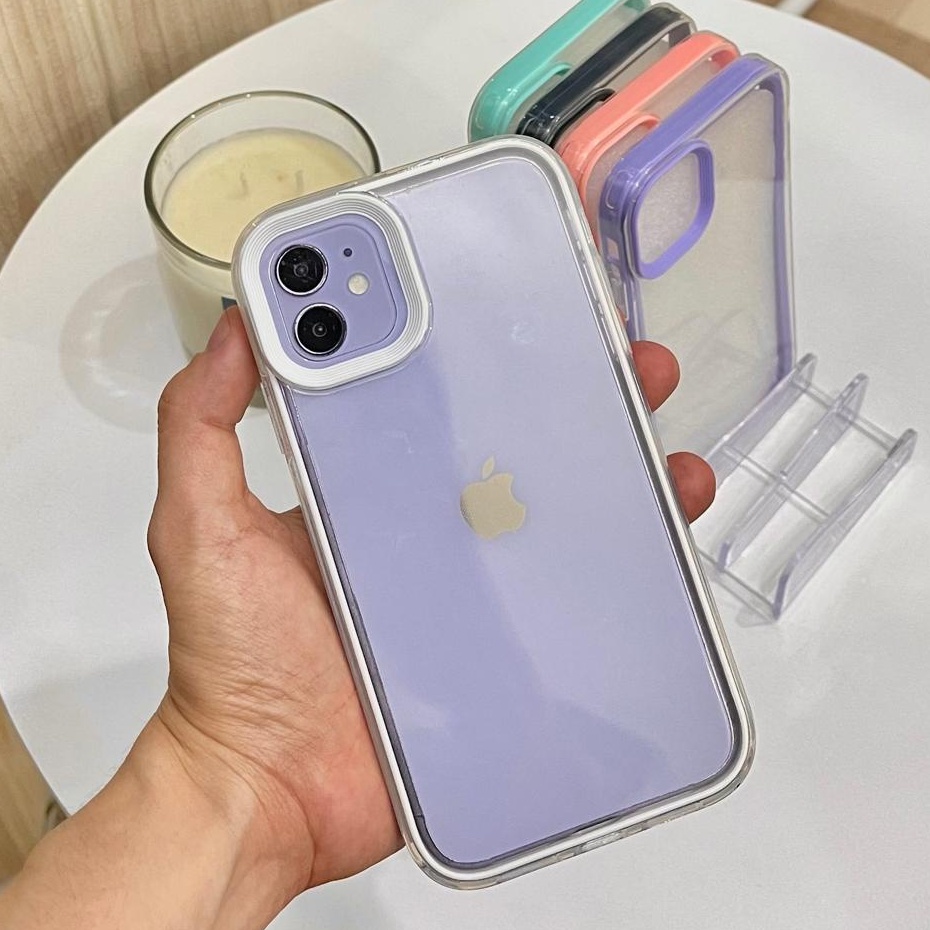 CLEAR BUMPER 3IN1 case iphone 6 6s 7 8 plus x xs xr max 11 12 pro max