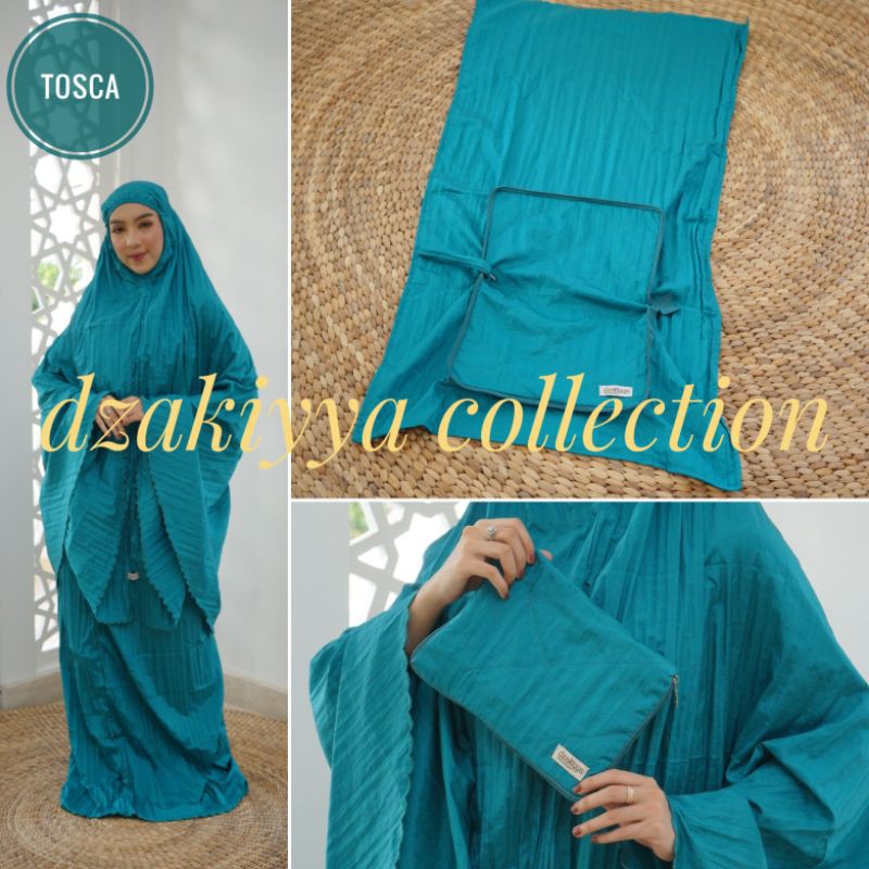 Termurah Dzakiyya - Mukena Travel Dzakiyya Parasut Premium Adem Dan Stylish Mukena Traveling Pouch