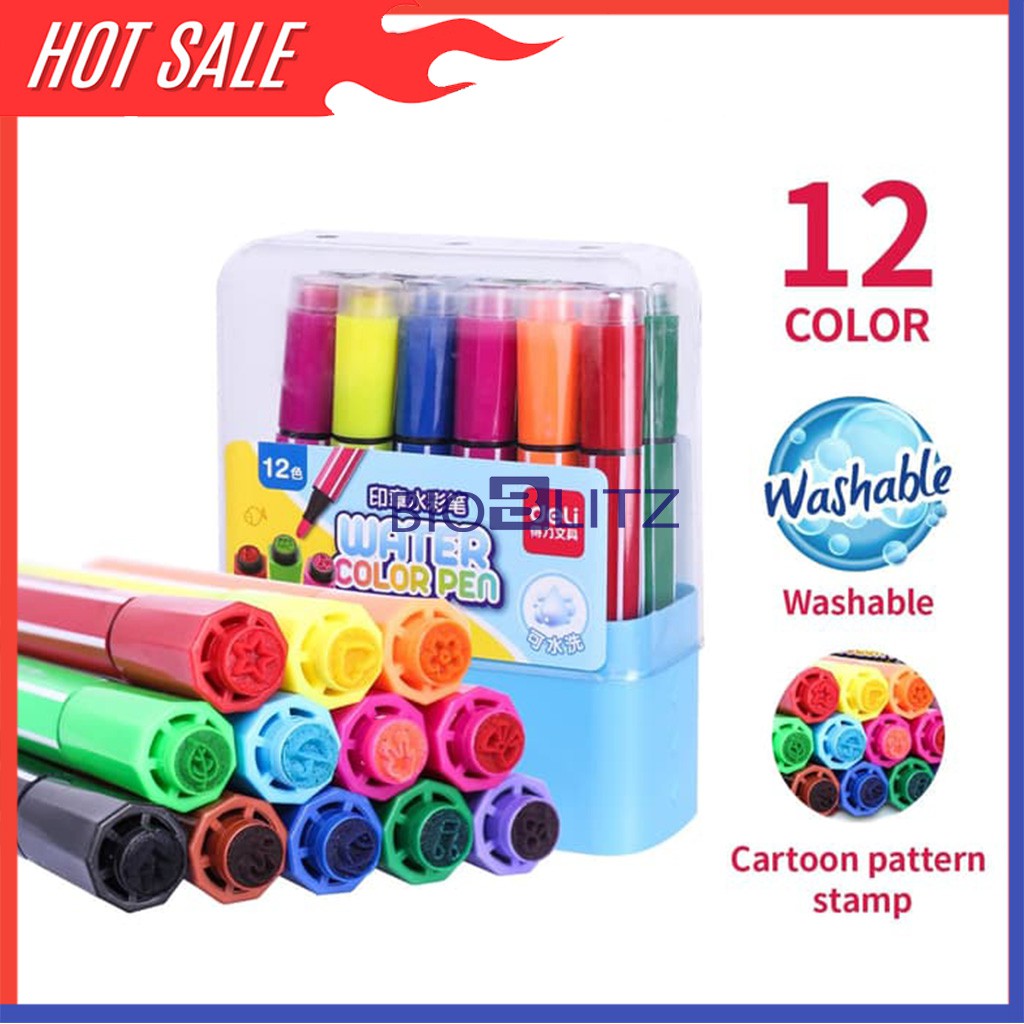 

Pen with Stamp 12 colors