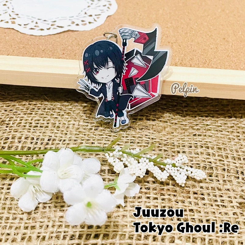 gantungan kunci tokyo ghoul re haise kaneki ken juuzou shuzuya toru mutsuki urie bening keychain