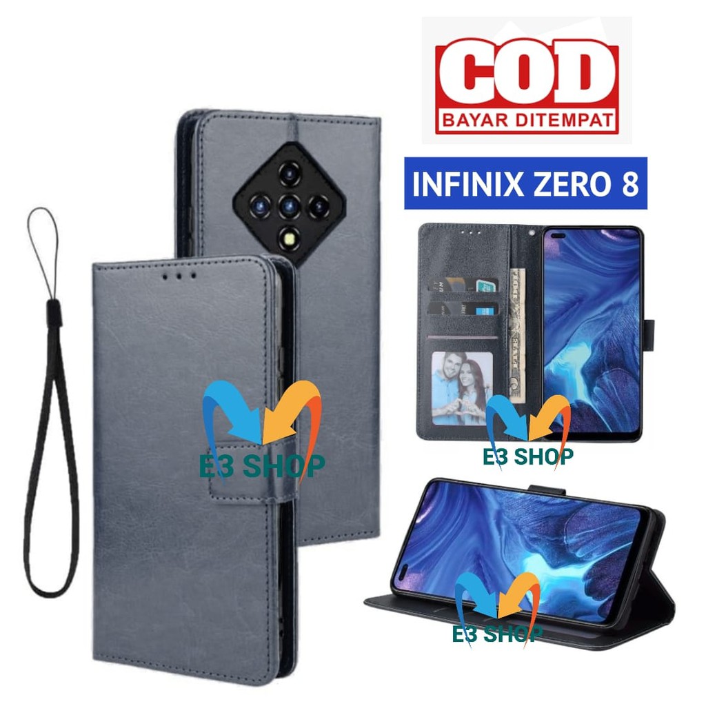 Flip Case INFINIX ZERO 8 flip wallet case standing flip cover Handphone