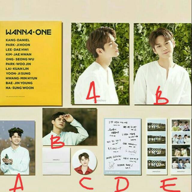 SHARING SET INNISFREE WANNA ONE ONG SEONGWU