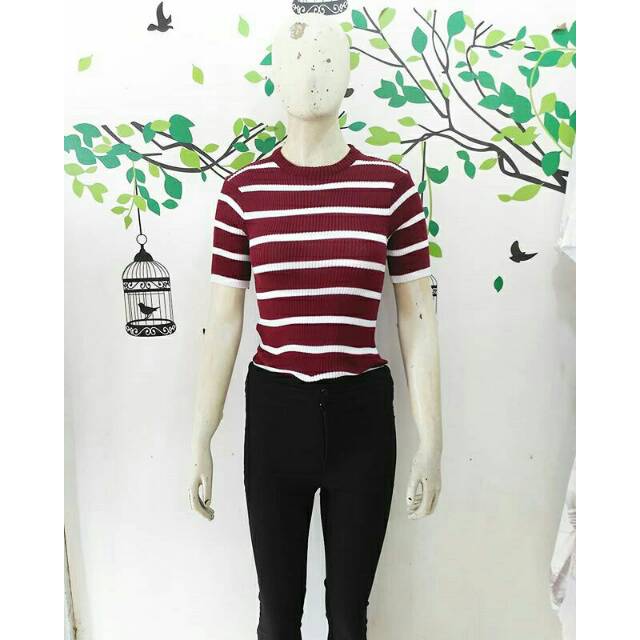 Gucci stripe knit top