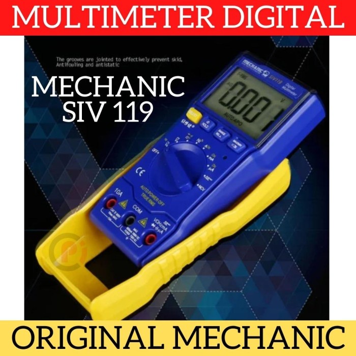 MECHANIC SIV 119 Multimeter Digital Tester Listrik AC DC AVO Meter