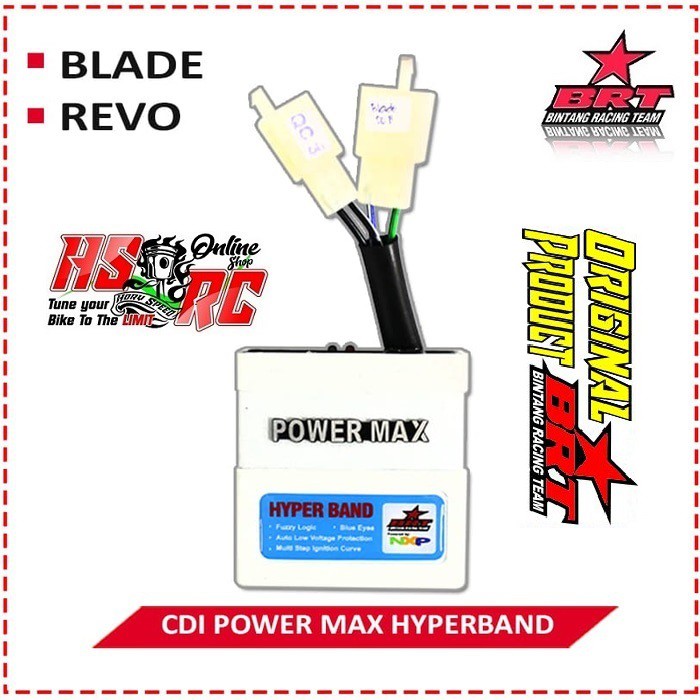CDI Racing BRT POWER MAX HYPERBAND Honda BLADE REVO 110 Harian Balap Bore Up Tune Up Drag CDIBlade