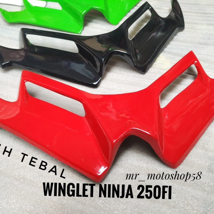 winglet Kawasaki ninja 250 fi 250 winglet ninja new 250 fi Gbm