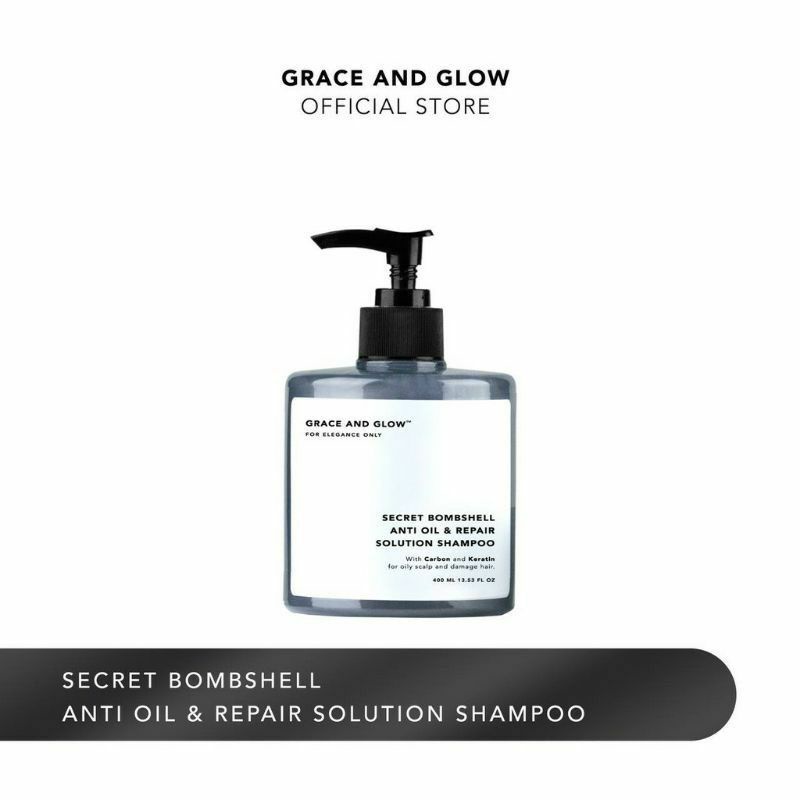 GRACE AND GLOW SECRET BOMBSHELL ANTI OIL AND REPAIR SOLUTION SHAMPOO