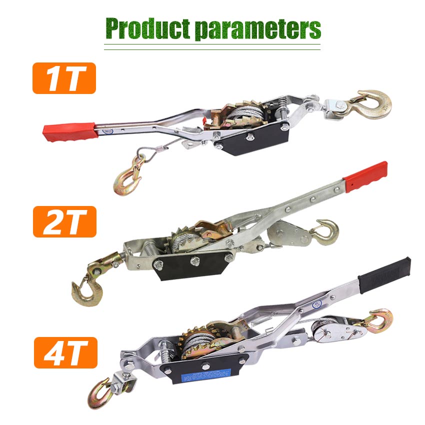 Hand Puller Rachet Tracker Takel 4 Ton - Katrol Sling - Winch Offroad - Hoist - Trek - Alat Derek