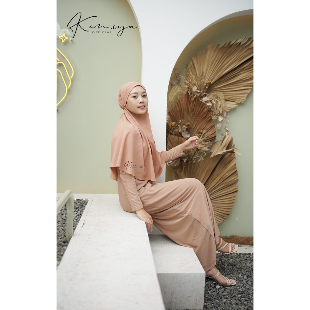 Hijab Bergo Maryam Tali Diamond Premium | Size M By Kaniya