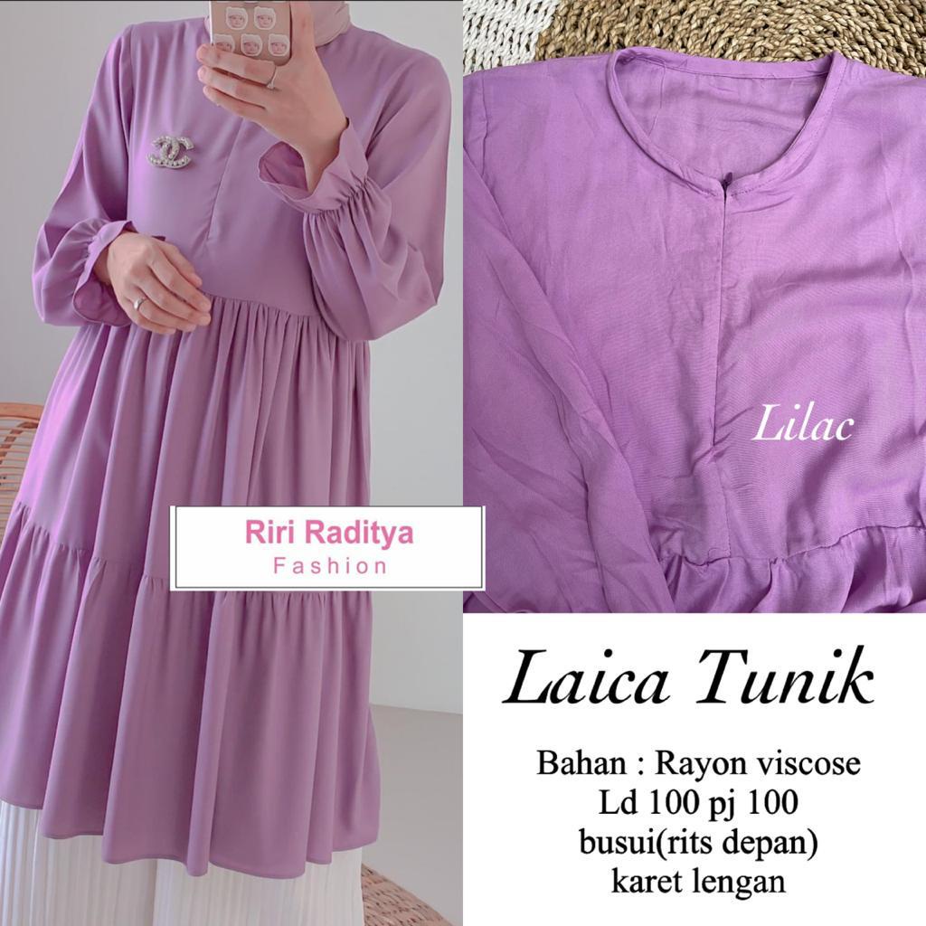 FI FENA TUNIC LONG TUNIK KATUN RAYON (TUNIK PANJANG  PANJANG) / LAICA TUNIK