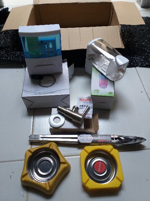 Sus 304 Stop Kran Cabang Stainless Steel Tebal Kuat Dof Murah